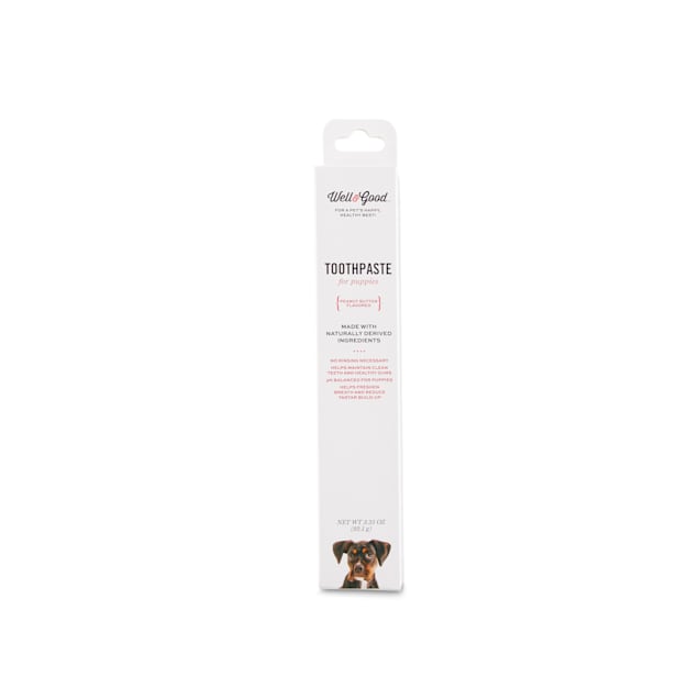 Well & Good Peanut Butter Flavored Puppy Toothpaste, 3.25 oz Petco