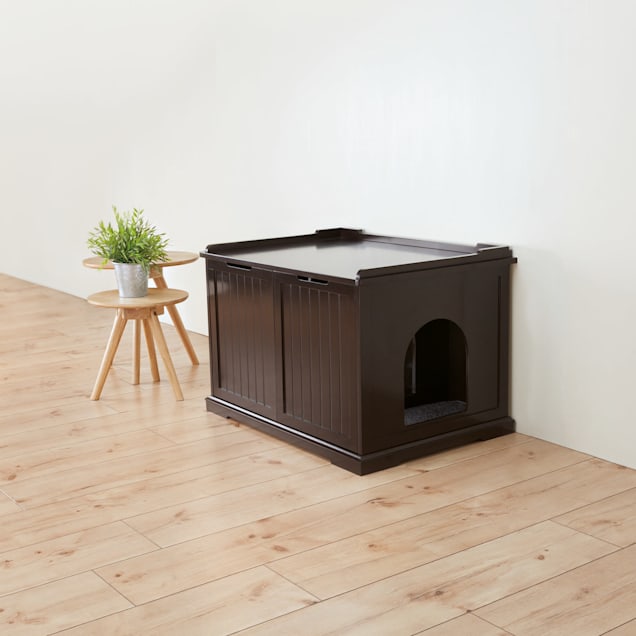 TRIXIE Wooden Pet House Brown Litter Box 29.5 L X 20 W X 20.75 H