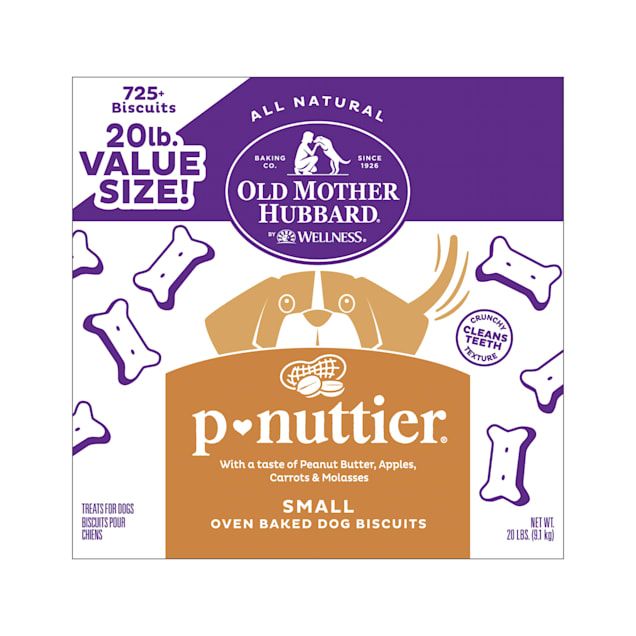 Old Mother Hubbard Crunchy Classic Natural P-Nuttier Small Dog Biscuits, 20 lbs. - Carousel image #1
