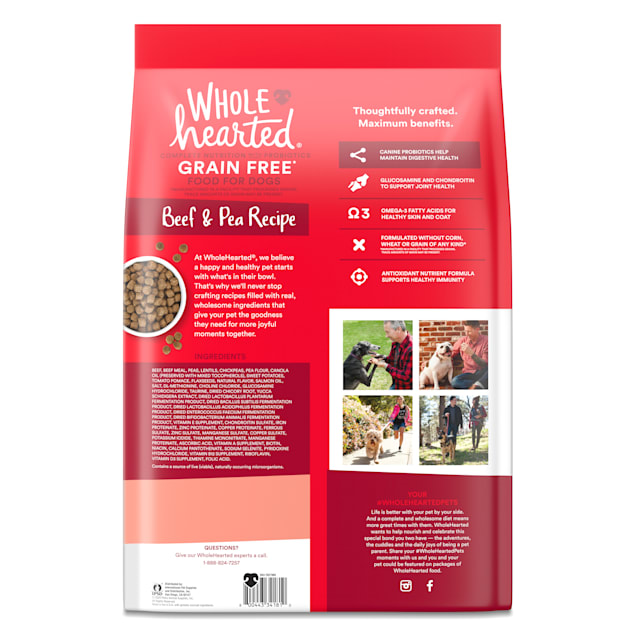 Wholehearted salmon and pea dog food reviews online