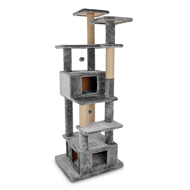 You & Me Deluxe Clubhouse 7-Level Cat Tree, 74.5" H - Carousel image #1