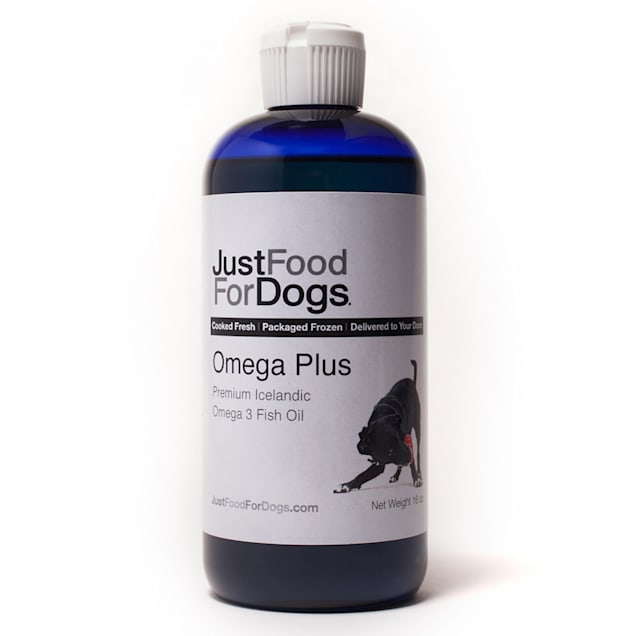 JustFoodForDogs Supplement Omega Plus Oil, 16 oz. - Carousel image #1