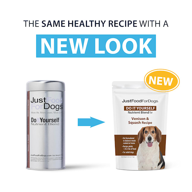 Just food for dogs venison online