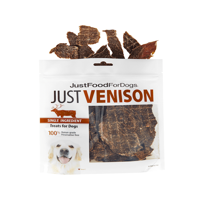  Real Meat Venison Jerky Dog Treats (12 oz) : Pet