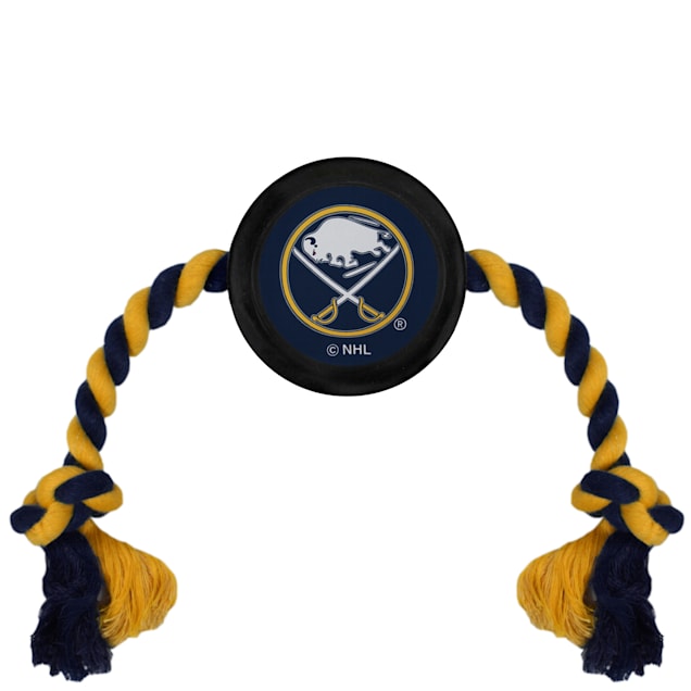 Pets First Buffalo Sabres Hockey Puck Toy for Dogs, X-Large - Carousel image #1