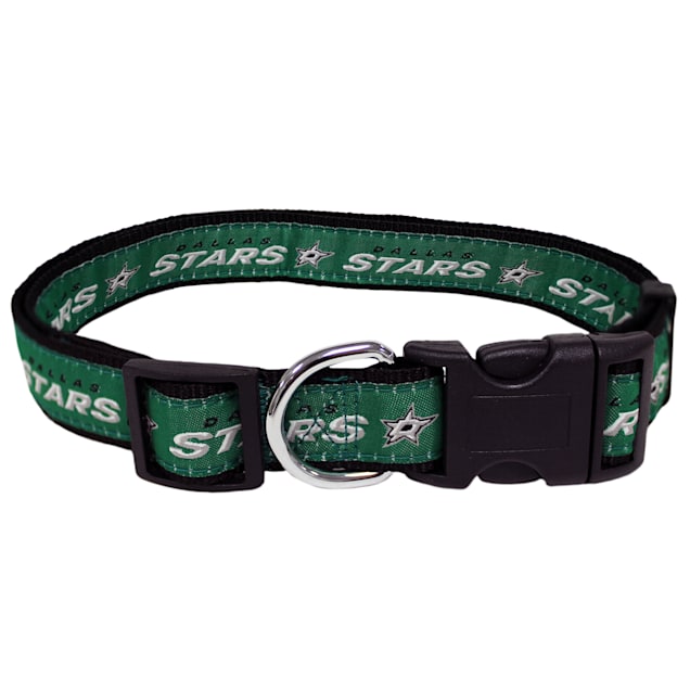 Pets First Dallas Stars Dog Collar, Small - Carousel image #1