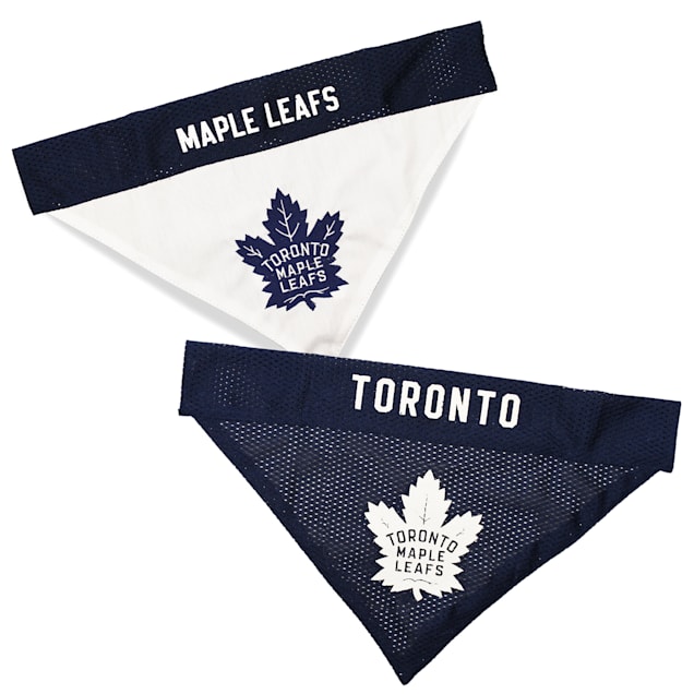 Pets First Toronto Maple Leafs Reversible Dog Bandana, Small/Medium - Carousel image #1