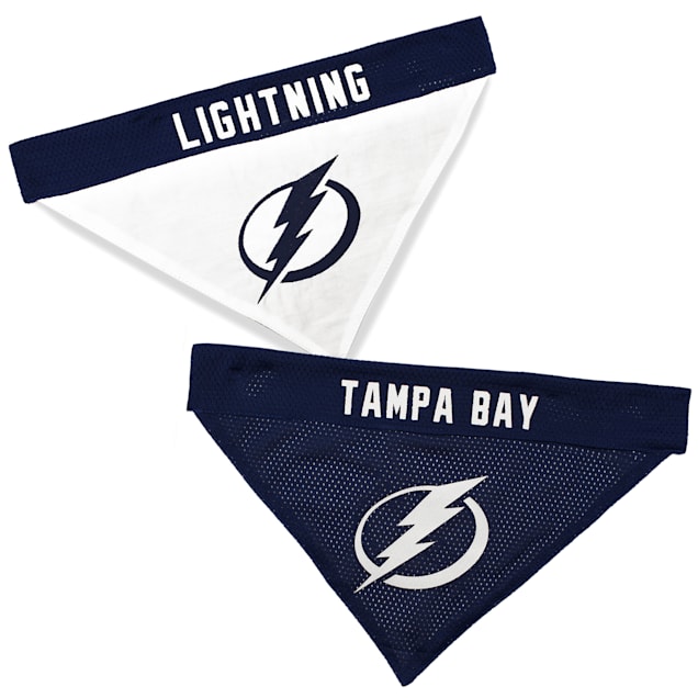 Pets First Tampa Bay Lightning Reversible Dog Bandana, Large/XLarge