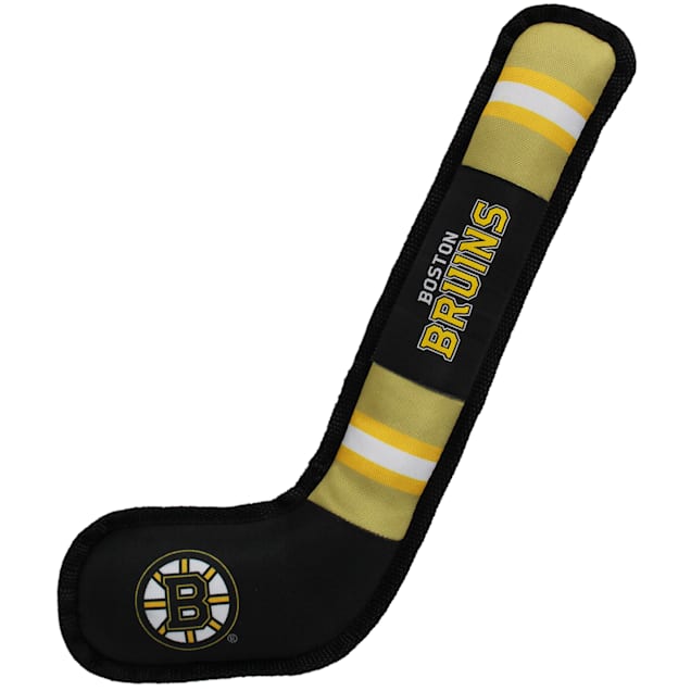 Pets First Boston Bruins Hockey Stick Toy for Dogs, One Size Fits All - Carousel image #1