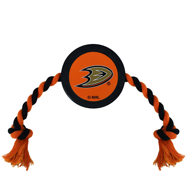 Pets First Anaheim Ducks Hockey Puck Toy for Dogs, Large - Carousel image #1