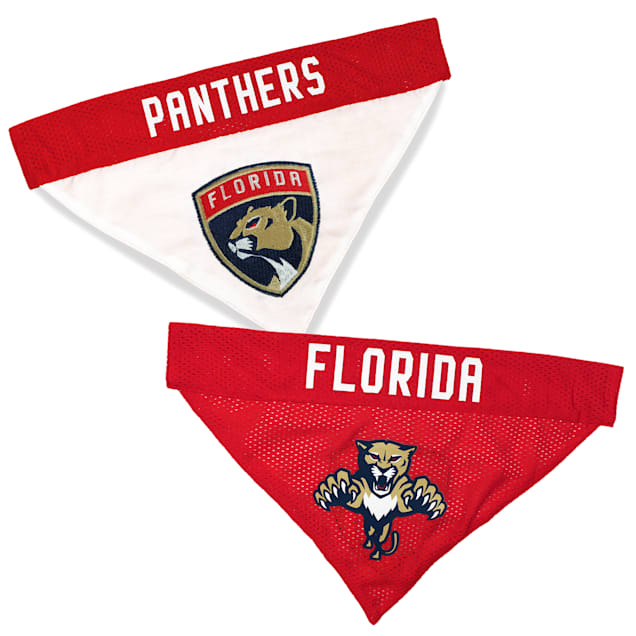 Pets First Florida Panthers Reversible Dog Bandana Small Medium
