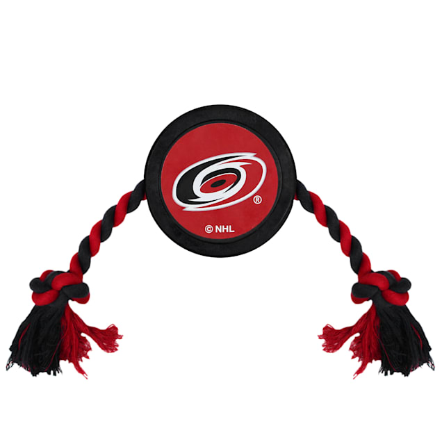 Pets First Carolina Hurricanes Hockey Puck Toy for Dogs, Large - Carousel image #1