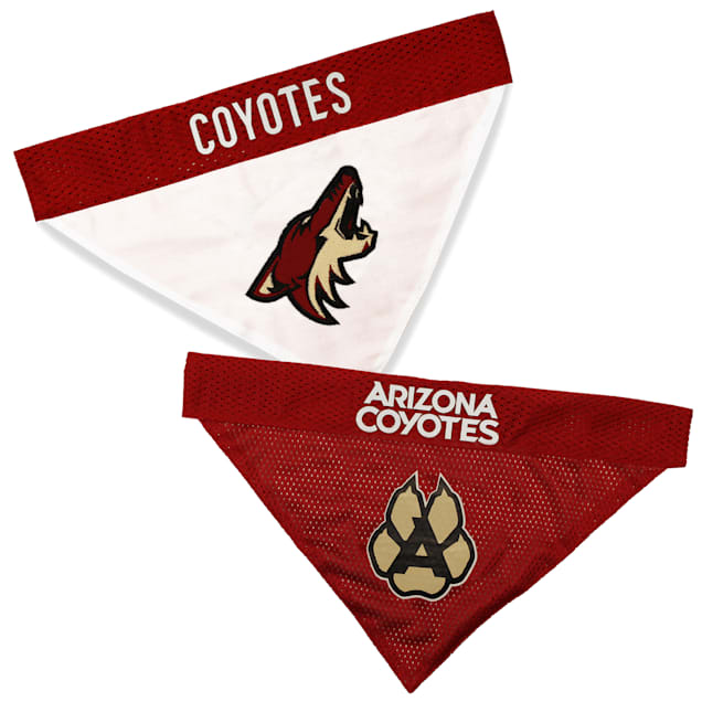 Pets First Arizona Coyotes Reversible Dog Bandana, Large/X-Large - Carousel image #1