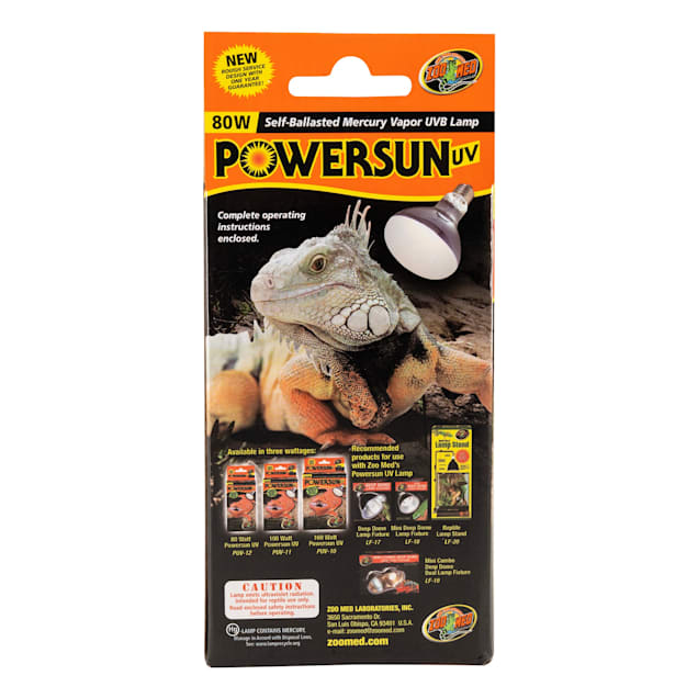 Zoo Med PowerSun UV Bulb, 80 Watt