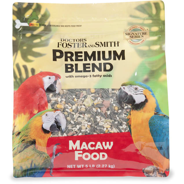 Drs. Foster and Smith Premium Blend Macaw Food with Omega-3 Fatty Acids, 15 lbs. - Carousel image #1