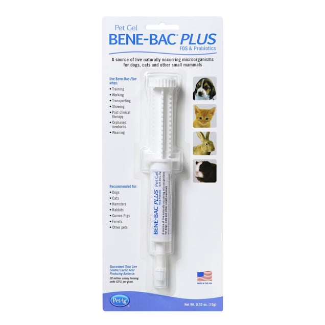 PetAg Bene-Bac Plus Sensitive Digestion Gel Supplement for Small Animals, 15 grams - Carousel image #1