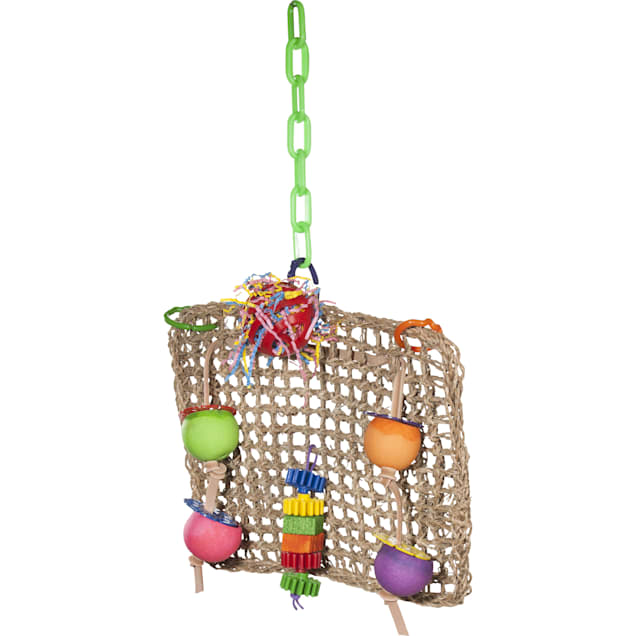 Super Bird Creations Seagrass Foraging Wall Hanging Bird Toy - Carousel image #1