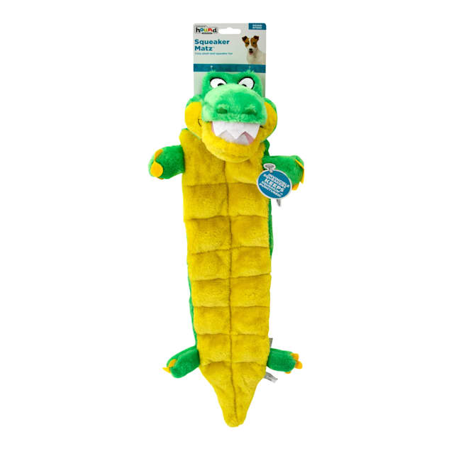 Outward Hound Mega Squeaks Long Body Gator Plush Dog Toy, 3XX-Large