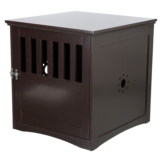 TRIXIE Wooden Pet House Brown Kennel, 20" L x 20" W x 19" H - Carousel image #1