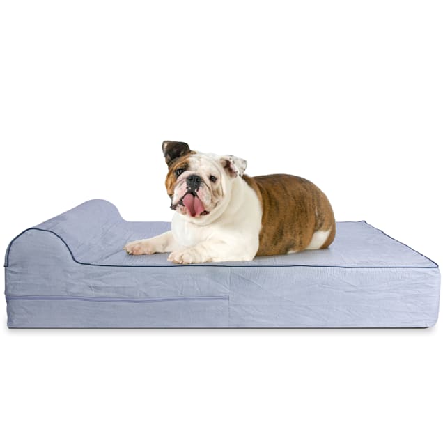 Kopeks Orthopedic Memory Foam Dog Bed With Pillow 38