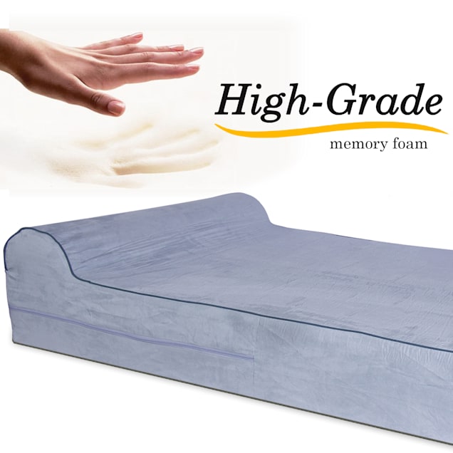 Kopeks Orthopedic Memory Foam Dog Bed With Pillow 38