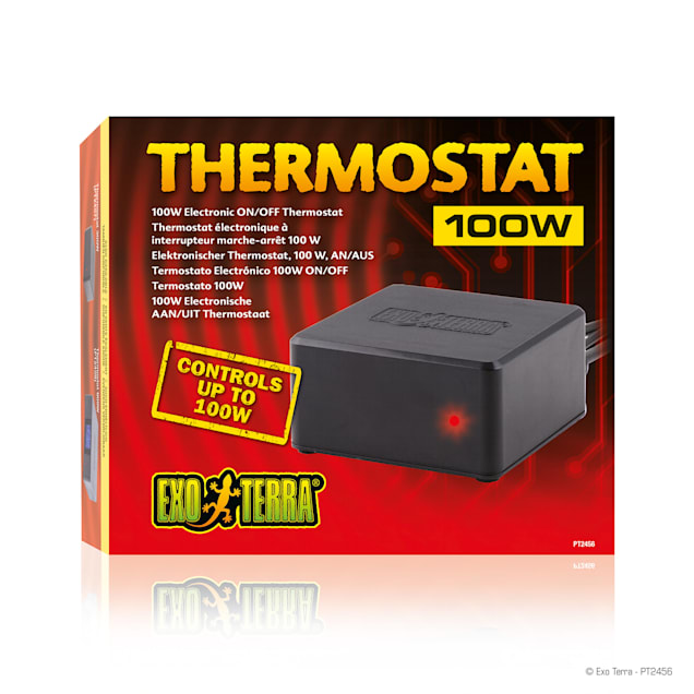 Exo-Terra Electronic ON/OFF Thermostat, 100 Watt - Carousel image #1