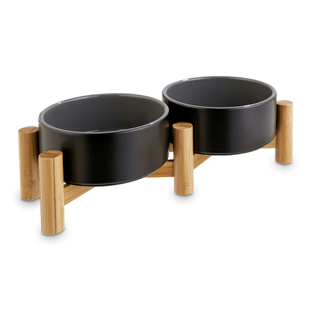 X Large Dog Bowl Stand Modern Dog Food Stand Elevated Pet 