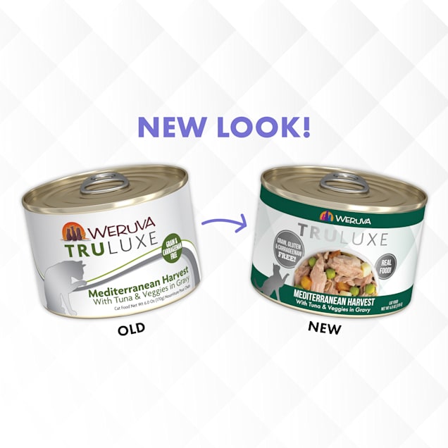 TruLuxe Mediterranean Harvest with Tuna Veggies in Gravy Wet Cat Food 6 oz. Case of 24 Petco