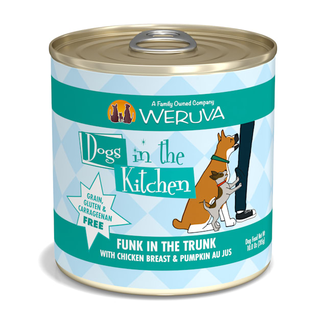 Dogs in the Kitchen Funk in the Trunk with Chicken Breast & Pumpkin Au Jus Wet Dog Food, 10 oz., Case of 12 - Carousel image #1
