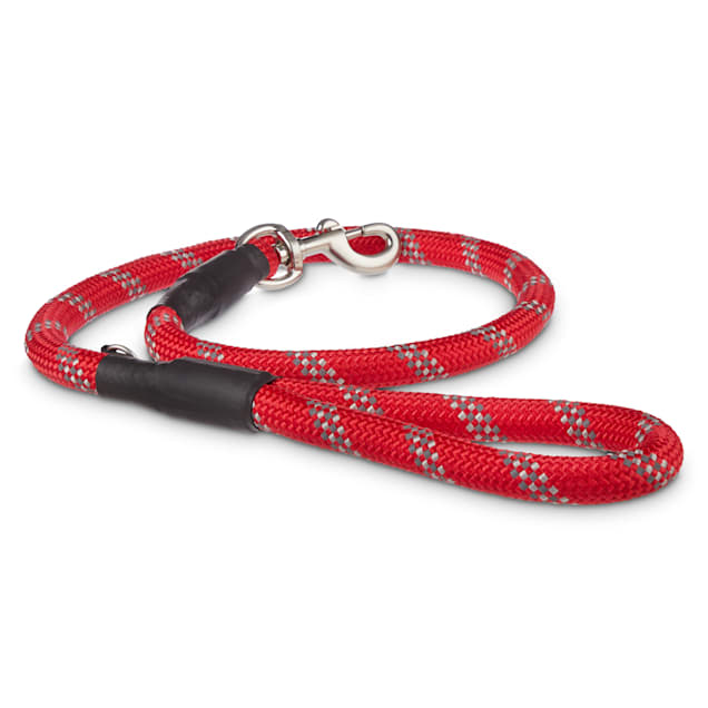 Good2Go Red Reflective Rope Leash for Big Dogs, 4 ft. - Carousel image #1