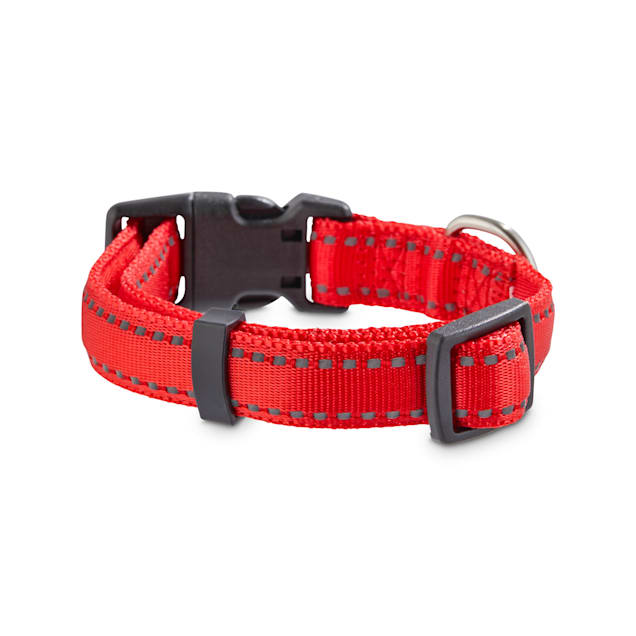 Remi Dog Collar Red and White Geometric Pet Collar Hexagon 