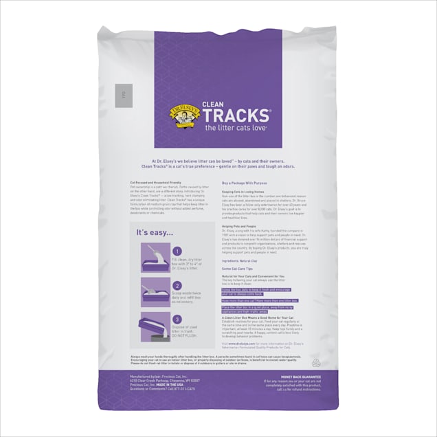 Dr. Elsey s Clean Tracks Clumping Clay Cat Litter 40 lbs. Petco