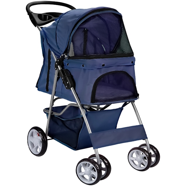 Blue dog stroller clearance