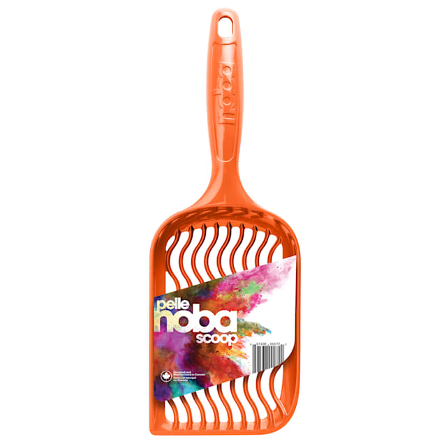 Noba Scoop Orange Cat Litter Box, 87.26 Cubic Inch - Carousel image #1