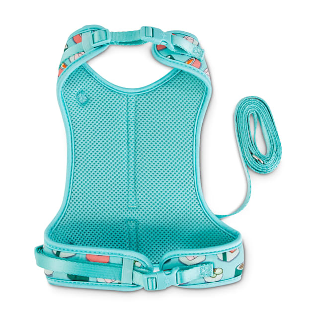 Good2go sushi print big cat harness and leash set clearance