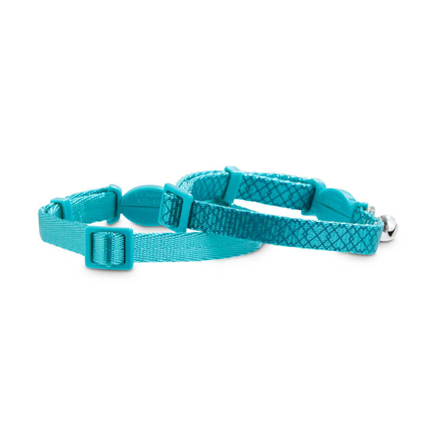 Teal cat collar top