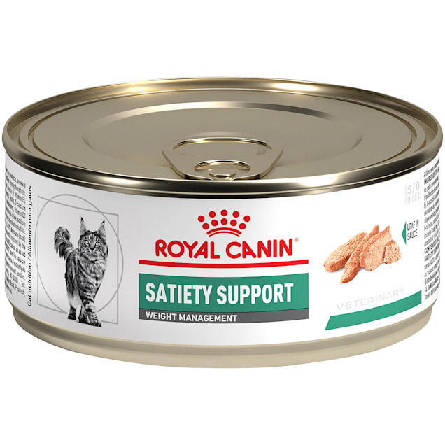 Royal Canin Veterinary Diet Satiety Support Weight Management Loaf In Sauce Wet Cat Food 5 8 Oz Case Of 24 Petco