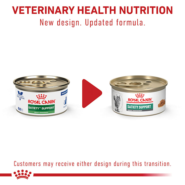Royal Canin Veterinary Diet Satiety Support Weight Management Wet Cat Food 3 Oz Case Of 24 Petco