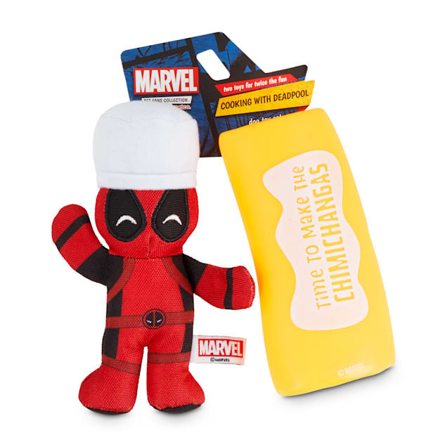 Marvel Cooking With Deadpool Dog Toy Set Small Petco