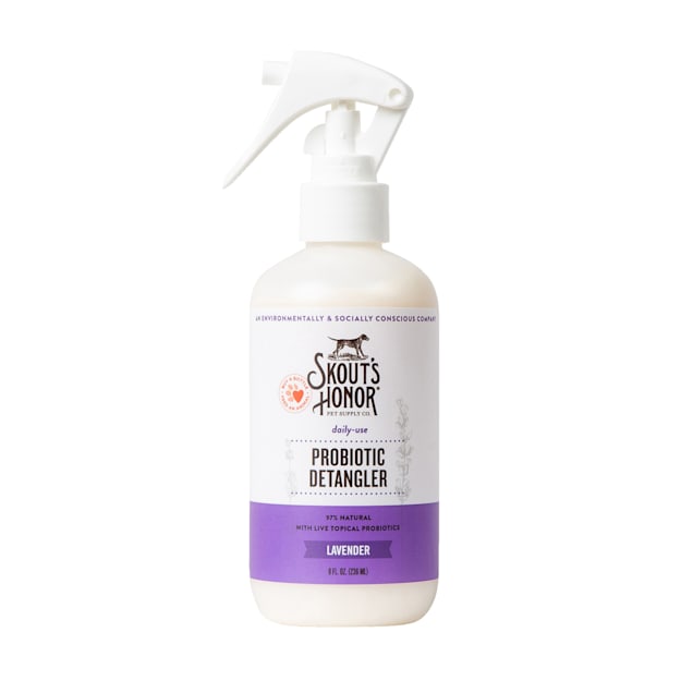 Skout's Honor Probiotic Daily Use Detangler Lavender for Dogs, 8 fl. oz. - Carousel image #1