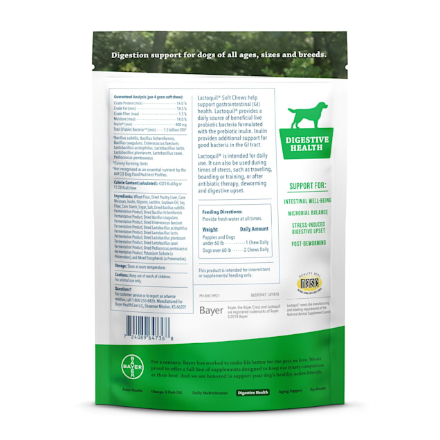 Elanco Lactoquil Soft Chews Digestive Health Probiotic Supplement