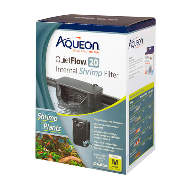 Aqueon QuietFlow 20 Internal Shrimp Filter Petco