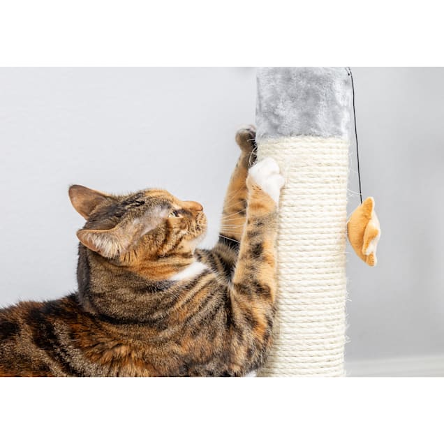Armarkat Premium Mouse Real Wood Scratcher with Toy for Cats, X-Large - Carousel image #1