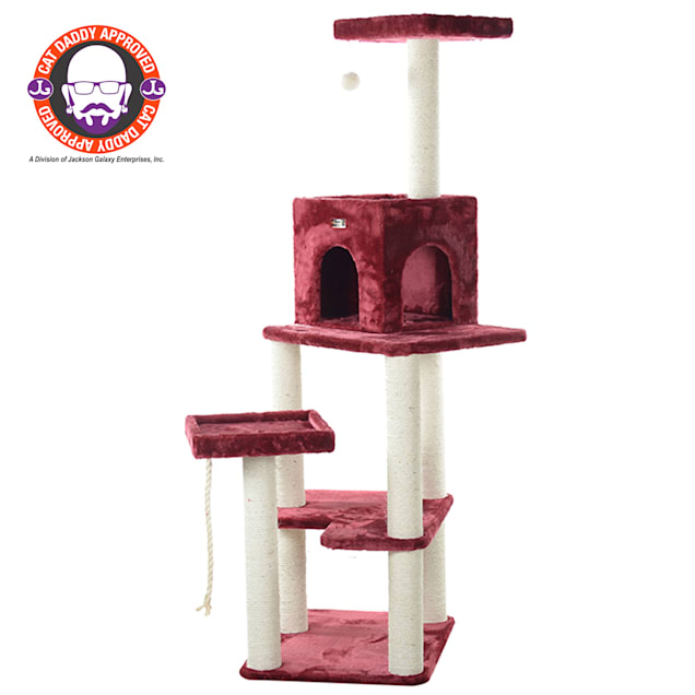 Armarkat Classic Model A6902B Real Wood Cat Tree, 69" H - Carousel image #1