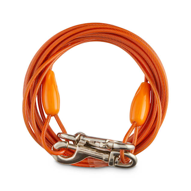 EveryYay Free-To-Flex Tie-Out Cable for Dogs up to 50 lbs., 20' ft., Medium - Carousel image #1
