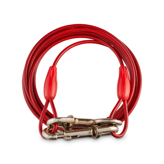 EveryYay Free-To-Flex Tie-Out Cable for Dogs up to 100 lbs., 15' ft., Small - Carousel image #1