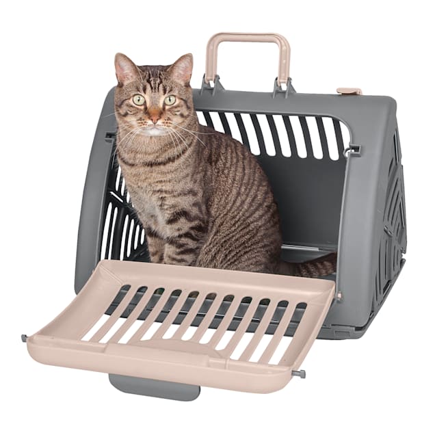 Whisker City 2-Door Pet Carrier 20 Gray (1 ct)