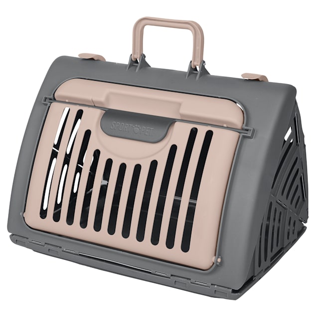 Whisker City 2-Door Pet Carrier 20 Gray (1 ct)