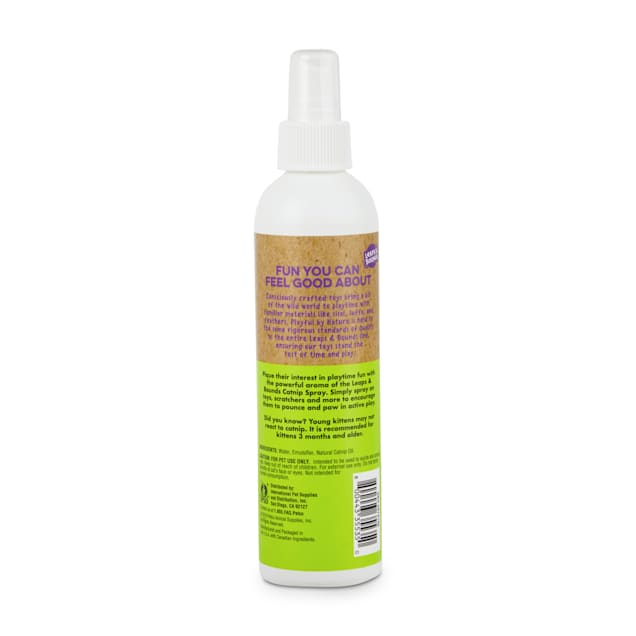 Leaps Bounds Playful By Nature Catnip Spray Cat Toy 8 Oz Petco