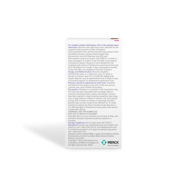 Petco bravecto on sale